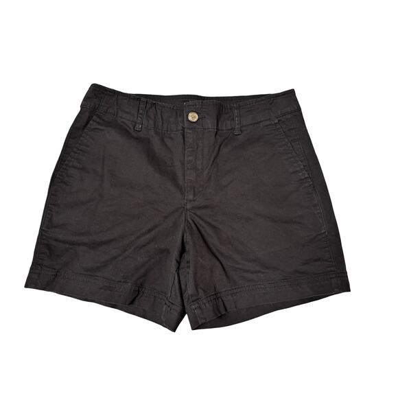 GAP Women's 5" Khaki Shorts - Size 6, True Black - Picture 1 of 4